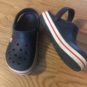 Navy Crocs